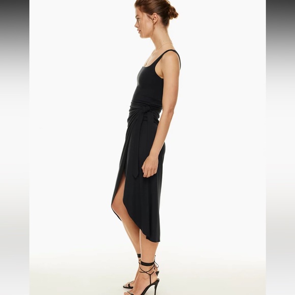 ARITZIA WILFRED SATURN MIDI DRESS IN YELLOW SIZE XS - Picture 3 of 7